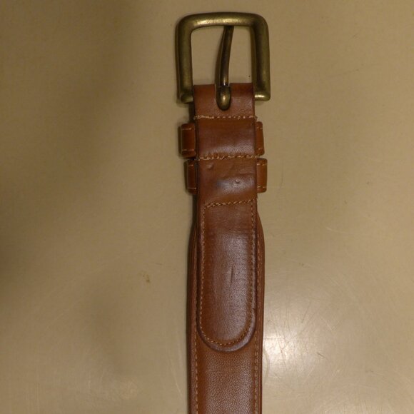 Coach Tab Belt 32" Tan 6311 - Picture 2 of 5